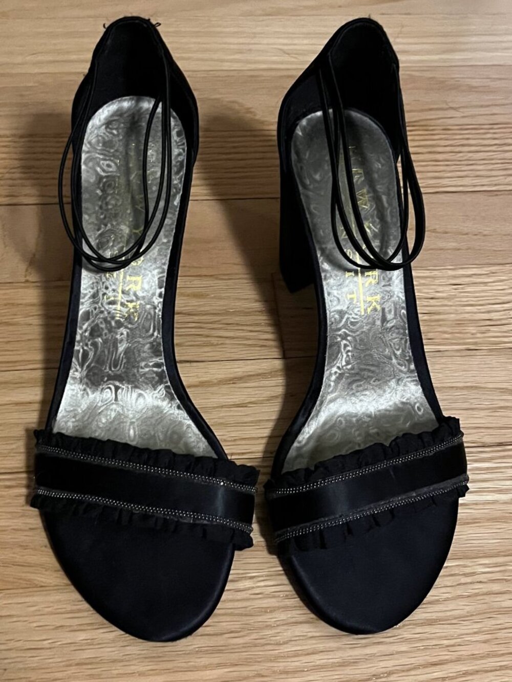 Black Satin Dress Shoes
